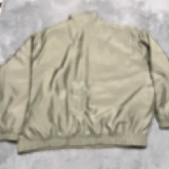 Nike Lab Solo Swoosh Satin Bomber Jacket Mens XXL Dn1266 Tan - Picture 4 of 9